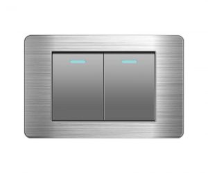 CNC processing intelligent home control switch aluminum alloy panel shell processing non-standard metal frame brushed shell