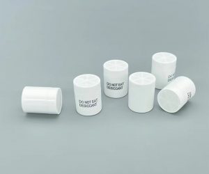 Injection molding food moisture-proof agent bottle for health products, silicone mold removal and moisture-proof wet column desiccant