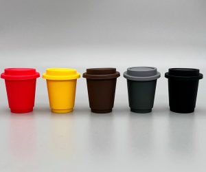 Injection molded coffee freeze-dried powder probiotic food grade PLA bulk instant capsule cup portable tea powder manufacturer